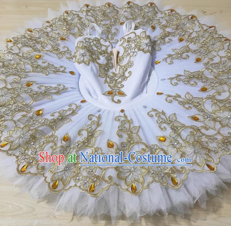 Children Ballet Skirt Female Adult Sleeping Beauty Performance Costume Swan Lake TUTU Yarn Tutu Skirt Performance Costume