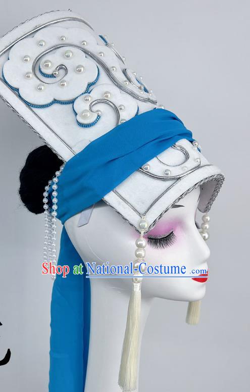 Ethnic Dance Headdress Qiang Women Group Dance On The Cloud Cloud Performance Yi Nationality Ancient Costume Qiang Han Costume Headdress