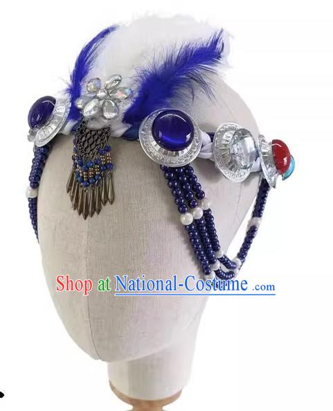 Mongolian Dance Headdress Silent Grassland Folk Dance Headdress Solo Dance Headdress Taoli Cup Dance Headdress