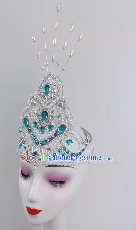 Uighur Dance Repertoire Water Elf Dance Headdress Art Examination Folk Dance Performance Performance Headdress