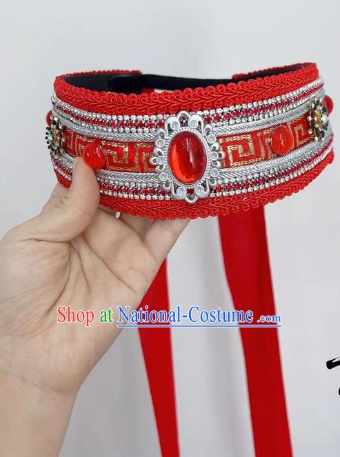 Ethnic Style Art Test Dance Performance Mongolian Dance Headdress Mongolian Characteristic Headband Headband Performance Headdress