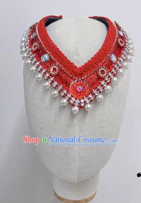 Mongolian Ethnic Dance Performance Headdress Pure Handmade Custom Art Test Performance Dance Supplies