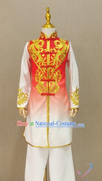 Xinjiang Dance Costume Boy Uyghur Ethnic Style Stage Performance Costume