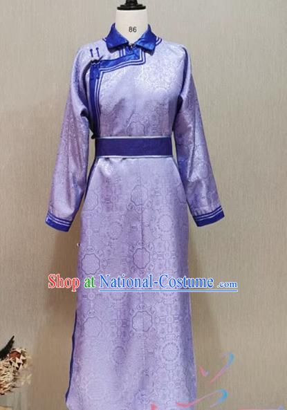 Female Mongolian Robe National Style Host Singing and Dancing Catwalk Mongolian Life Clothing