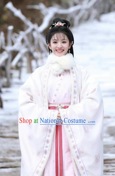 China Ancient Princess Consort Hanfu Dress Wedding Costumes Romantic TV Series New Life Begins Li Wei Clothing