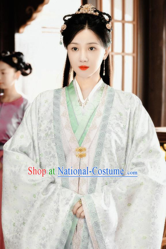 Romantic TV Series New Life Begins Hao Xia Clothing China Ancient Princess Consort Hanfu Dress Song Dynasty Court Costumes