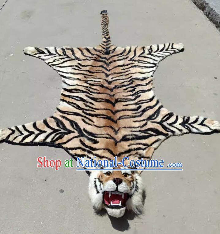 Handmade Artificial Fur Rug Top Tiger Carpet