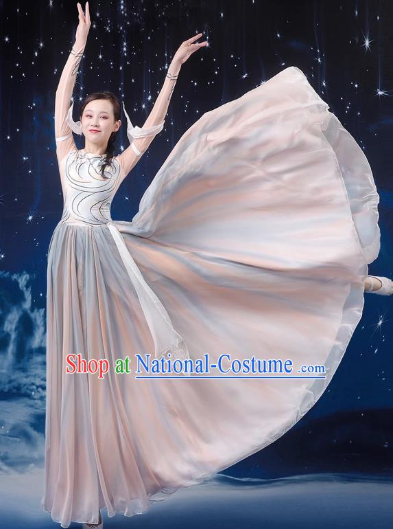 Classical Dance Performance Costume Female Chinese Style Art Examination Chorus Dance Costume Modern Opening Dance Big Swing Skirt