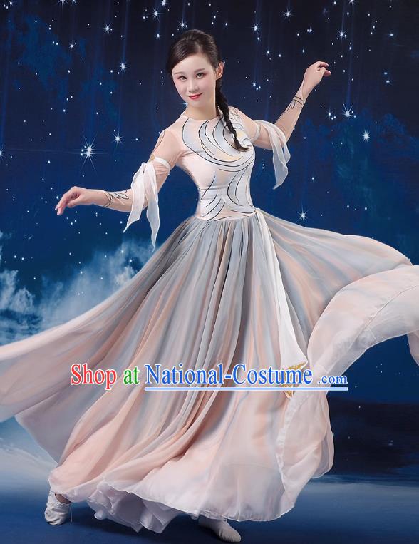 Classical Dance Performance Costume Female Chinese Style Art Examination Chorus Dance Costume Modern Opening Dance Big Swing Skirt