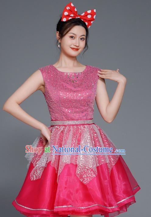 Modern Dance Costume Female Opening Stage Dress Song Accompaniment Dance Costume Square Dance Tutu Skirt Adult