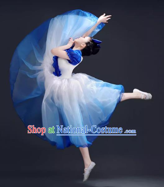 Opening Dance Large Swing Skirt Dance Costume Performance Clothing Chorus Clothing Female Adult Singing and Dancing Modern Stage Dress