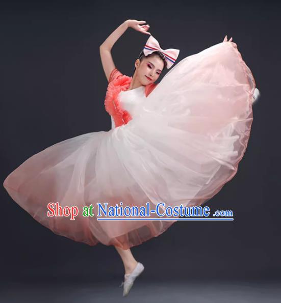 Opening Dance Large Swing Skirt Performance Clothing Female Chorus Clothing Modern Dance Song Accompaniment Dance Costume Classical Dance Performance Clothing