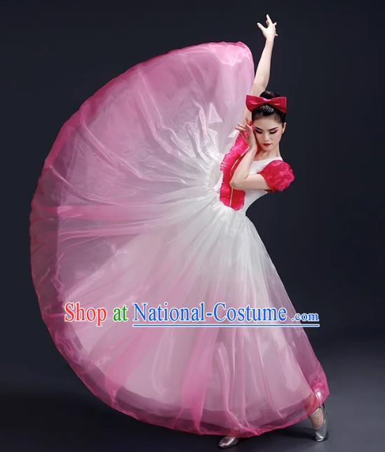 Opening Dance Big Swing Skirt Performance Costume Female Dance Costume Song and Dance Dress Modern Stage Long Skirt