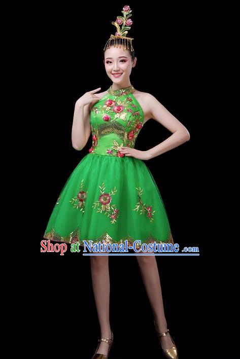 Classical Dance Costumes Opening Dance Skirt Modern Dance Costumes Women Square Dance Dress Folk Music Performance Costumes