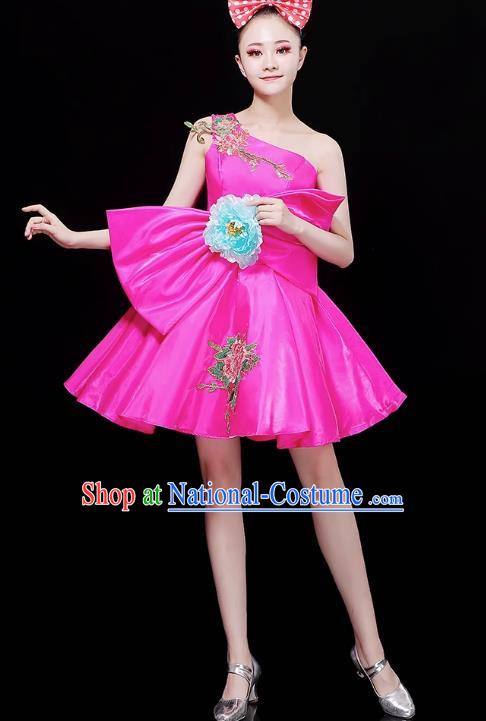 Modern Dance Costume Female Fashion Opening Dance Skirt Chorus Stage Dancer Costume