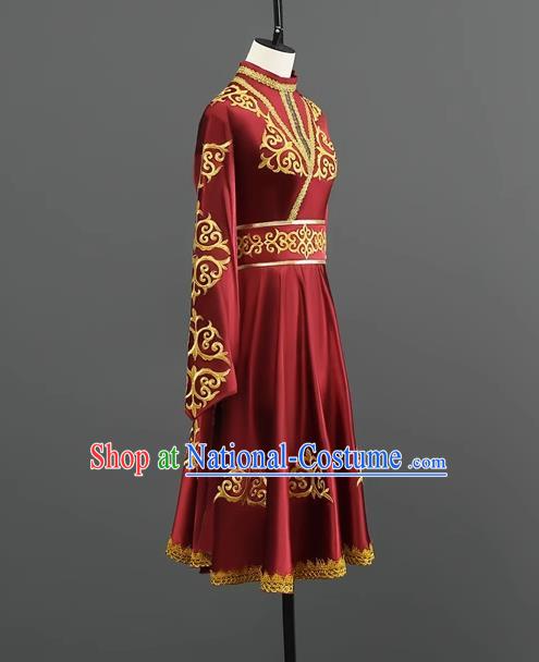 Mongolian Dance Costumes Dance Performance Costumes For Men And Women Large Swing Skirt Ethnic Style Stage Performance Costumes Dance Costumes