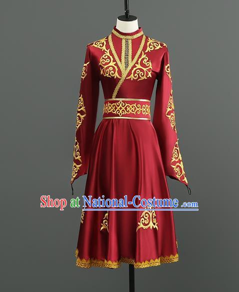 Mongolian Dance Costumes Dance Performance Costumes For Men And Women Large Swing Skirt Ethnic Style Stage Performance Costumes Dance Costumes