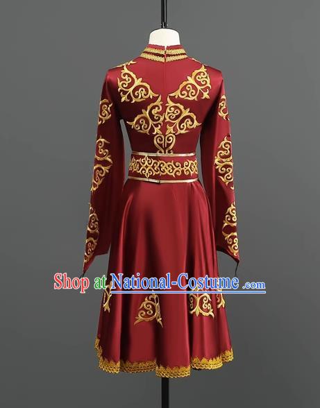 Mongolian Dance Costumes Dance Performance Costumes For Men And Women Large Swing Skirt Ethnic Style Stage Performance Costumes Dance Costumes