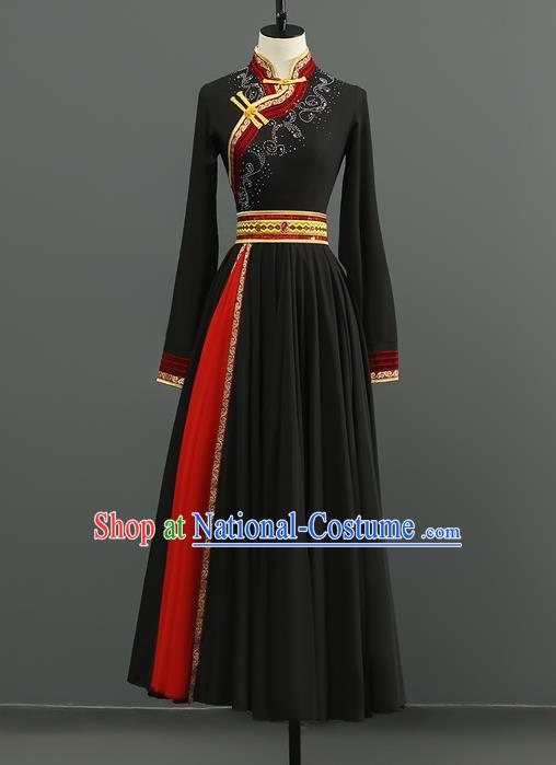 Mongolian Dance Costume Performance Suit Set Women National Costume Art Test Practice Suit Large Swing Skirt