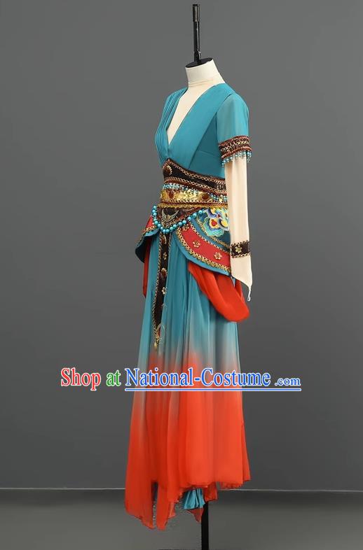 Classical Dunhuang Flying Apsaras Dance Costume Performance Costume Female Adult Art Examination Ethnic Western Region Lantern Dance Hanfu