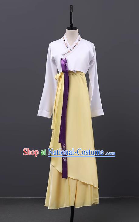 Korean Dance Costume Performance Clothing Hanbok Women Suit Performance Art Test Stage