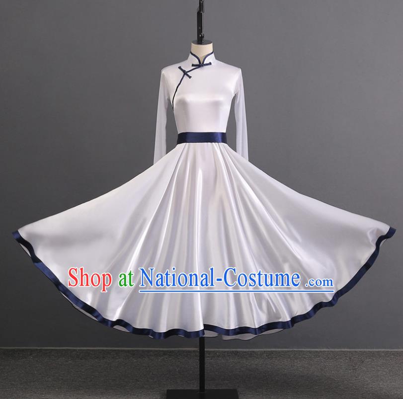 Mongolian Dance Costume Performance Suit Set Women National Costume Art Test Practice Suit Large Swing Skirt