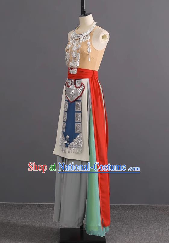 Dance Performance Costumes Professional Folk Dance Competition Mountain Whisperer Performance Costumes Art Test Clothing