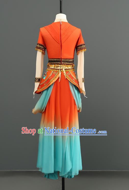 Classical Dance Dunhuang Flying Elegant Rebound Pipa Chinese Exotic Dunhuang Costumes