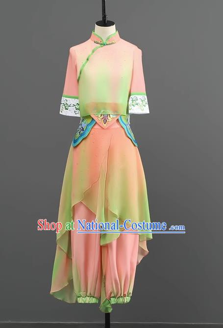 Jiaozhou Dance Clothing Women Elegant Performance Clothing Art Examination Clothing Painting Tea Leisure Lyric Repertoire Performance Clothing Ethnic Style