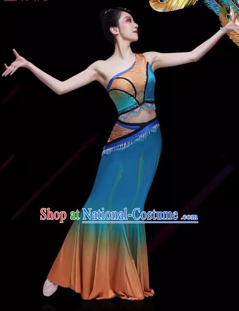 Xishuangbanna Dai Costume Female Dai Dance Costume Art Test Dai Dance Performance Costume Children Dai Dance Skirt