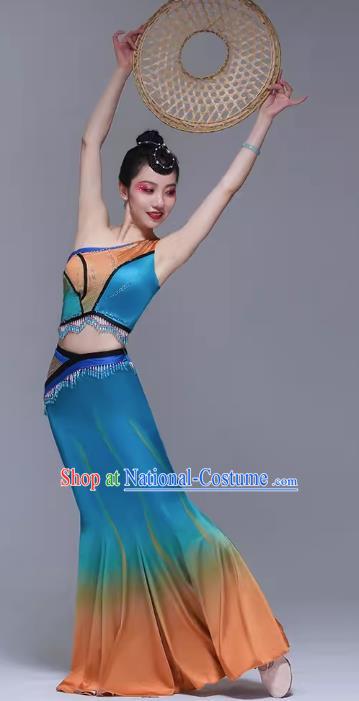 Xishuangbanna Dai Costume Female Dai Dance Costume Art Test Dai Dance Performance Costume Children Dai Dance Skirt