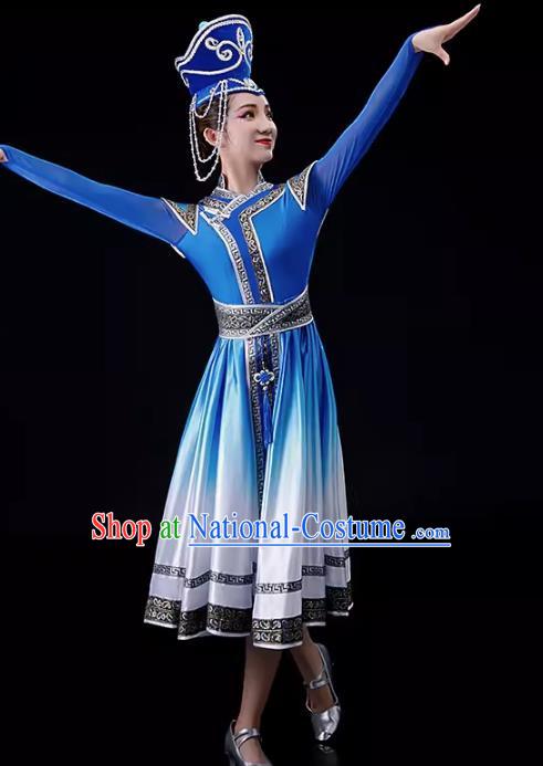 Mongolian Dance Costumes Women Ethnic Minority Dance Costumes New Suit Opening Dance Big Swing Skirt Costumes