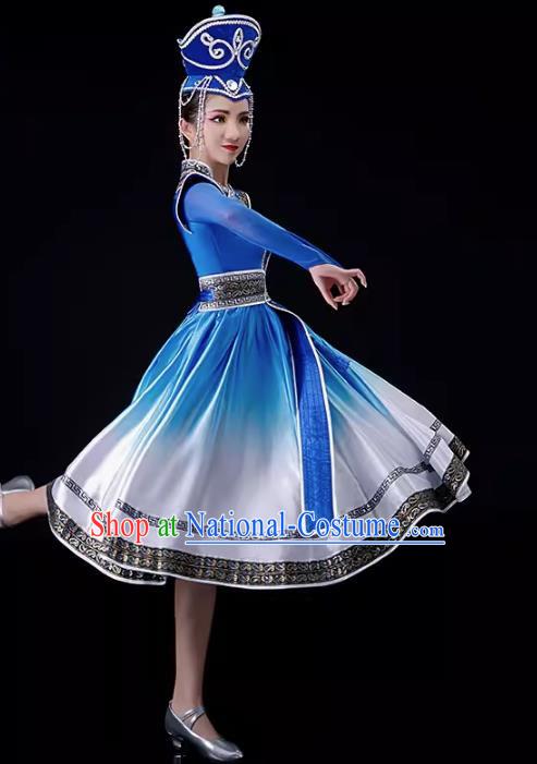 Mongolian Dance Costumes Women Ethnic Minority Dance Costumes New Suit Opening Dance Big Swing Skirt Costumes