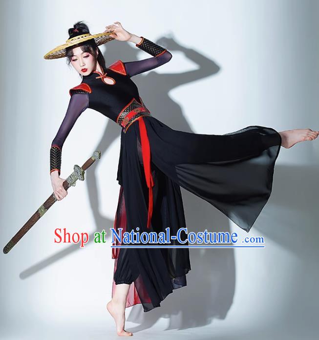 Sword Dance Costume Chivalrous Hanfu Female Ancient Costume Chivalrous Style Female Huo Yuanjia Chivalrous Line Chinese Style Jazz Dance Costume