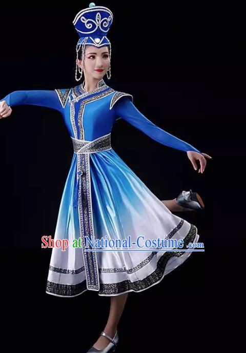 Mongolian Dance Costumes Women Ethnic Minority Dance Costumes New Suit Opening Dance Big Swing Skirt Costumes