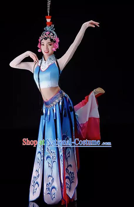 Qiaohuadan Performance Costume Chiling Children Performance Costume Classical Dance Pear Blossom Song Performance Costume Xinyouxi Dance Costume