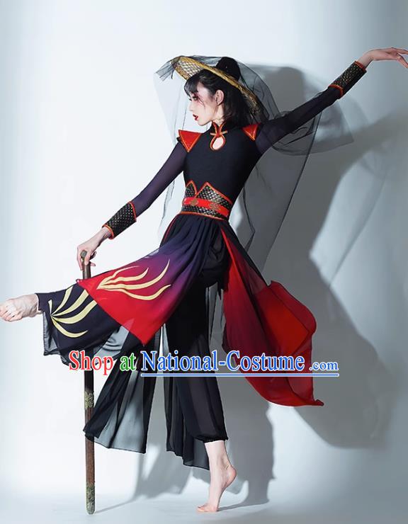 Sword Dance Costume Chivalrous Hanfu Female Ancient Costume Chivalrous Style Female Huo Yuanjia Chivalrous Line Chinese Style Jazz Dance Costume