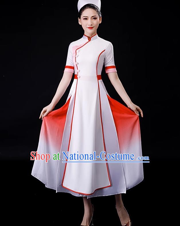 Nurse Dance Costumes Dance Costumes Modern Dance Costumes Stage Performance Women Suits Chorus Costumes