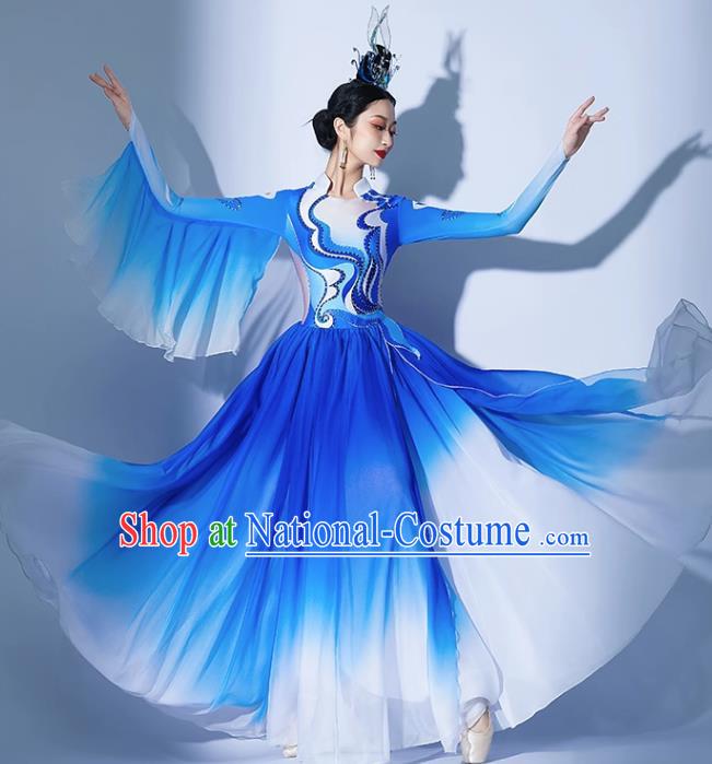 Women Elephant Landscape Costumes Chang An Fantasy Night Dance Costumes Modern Dance Costumes Opening Dance Classical Dance Costumes