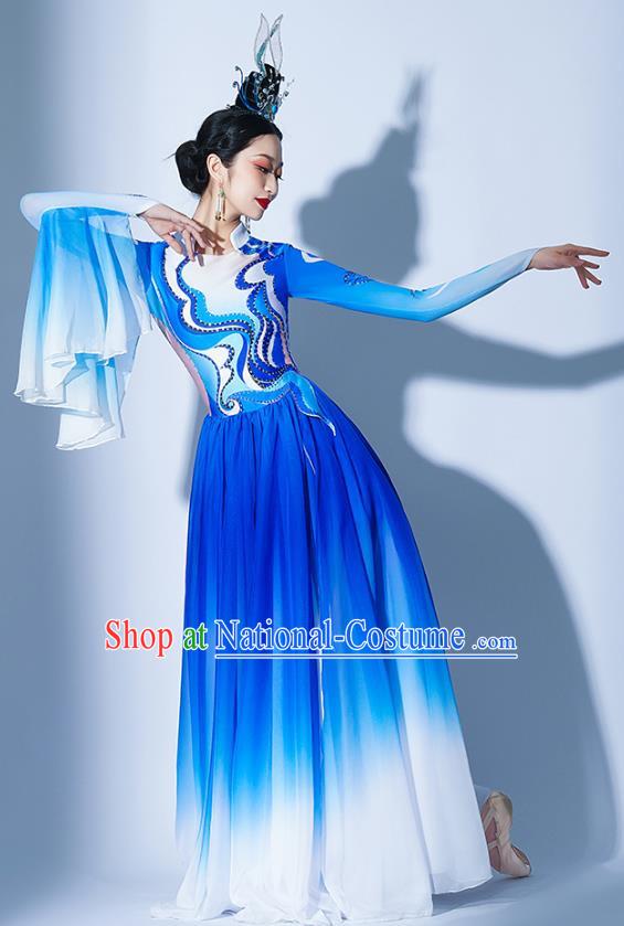 Women Elephant Landscape Costumes Chang An Fantasy Night Dance Costumes Modern Dance Costumes Opening Dance Classical Dance Costumes