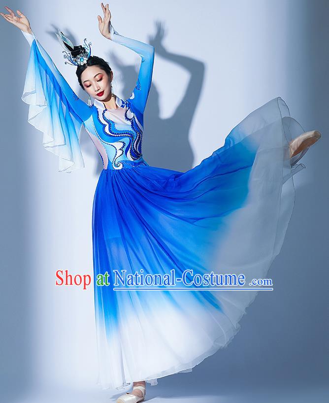 Women Elephant Landscape Costumes Chang An Fantasy Night Dance Costumes Modern Dance Costumes Opening Dance Classical Dance Costumes