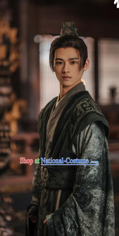 TV Series An Ancient Love Song China Qin Dynasty Swordsman Hanfu Garments Young General Lu Shi Costumes