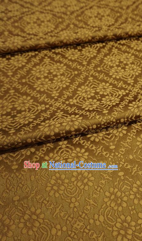 Claybank China Traditional Song Dynasty Design Brocade Fabric Hanfu Cloth Classical Diamond Pattern Material