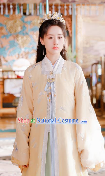 Romantic Drama My Sassy Princess Noble Beauty Liu Ling Dresses China Ancient Ming Dynasty Royal Infanta Costumes