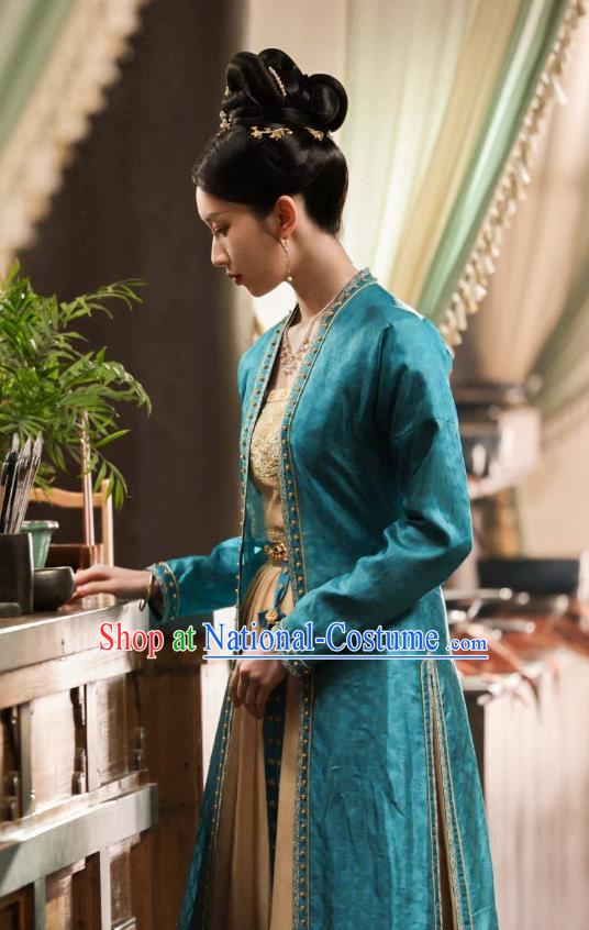 China Ancient Song Dynasty Royal Infanta Costumes Romantic Drama New Life Begins Princess Consort Yuan Ying Dresses