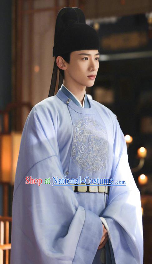 China Song Dynasty Prince Fashion TV Series New Life Begins Yin Zheng Garment Costumes Ancient Young Lord Clothing and Hat