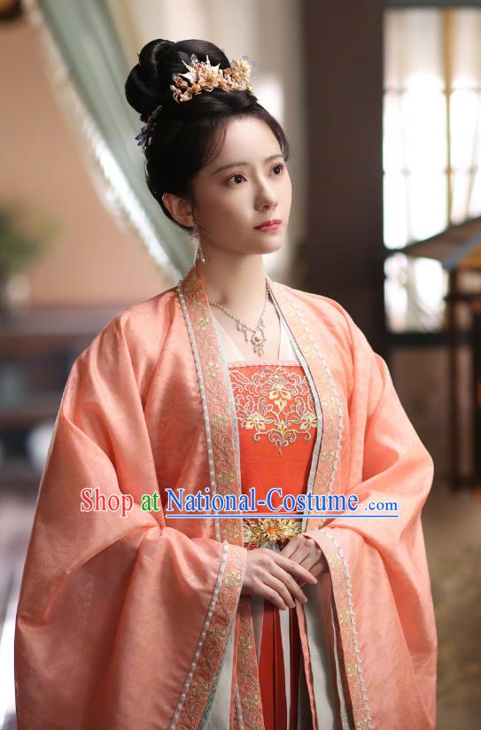 TV Series New Life Begins Dong Haitang Garment Costumes China Ancient Princess Clothing Song Dynasty Royal Rani Dress