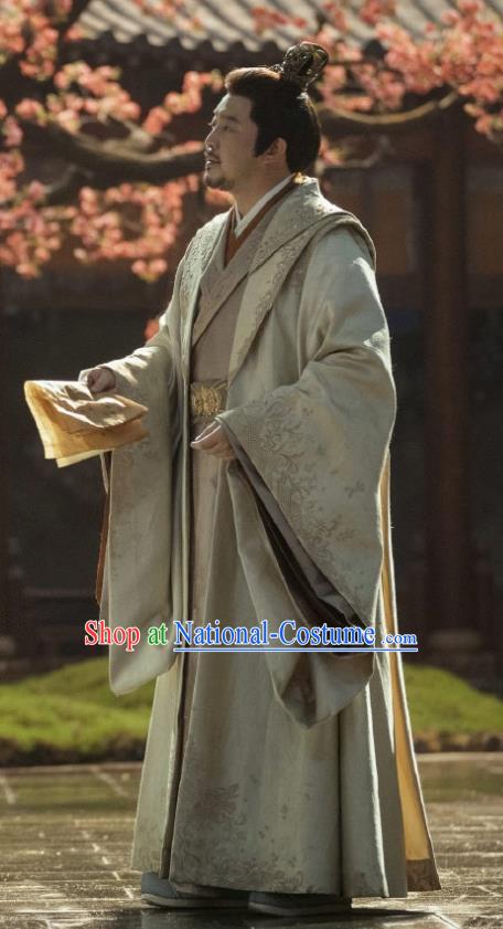 China Ancient Milord Clothing Romantic Drama Destined Chang Feng Du Gu Lang Hua Replica Garments Song Dynasty Elder Male Costumes