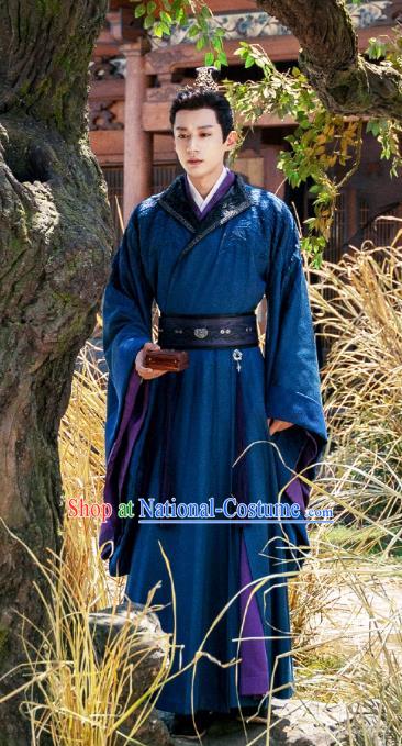 China Romantic Drama Destined Chang Feng Du Luo Zi Shang Outfit Ancient Song Dynasty Young Male Costumes