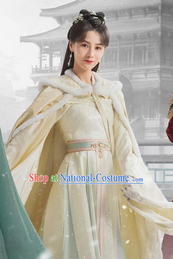 China Romantic Drama Destined Chang Feng Du Ye Yun Dresses Ancient Song Dynasty Noble Lady Garment Costumes